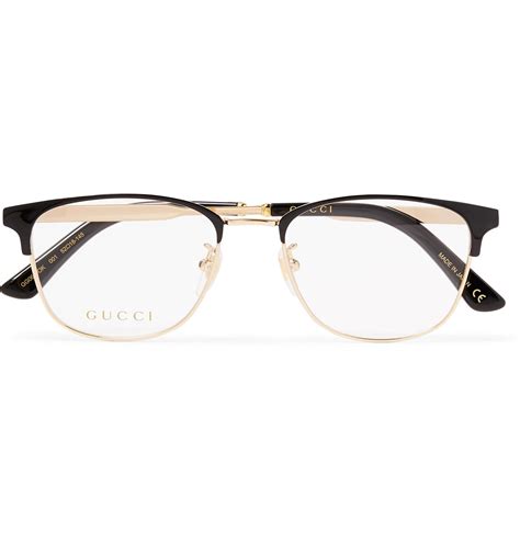 men's gucci frames|gucci gold frame glasses men's.